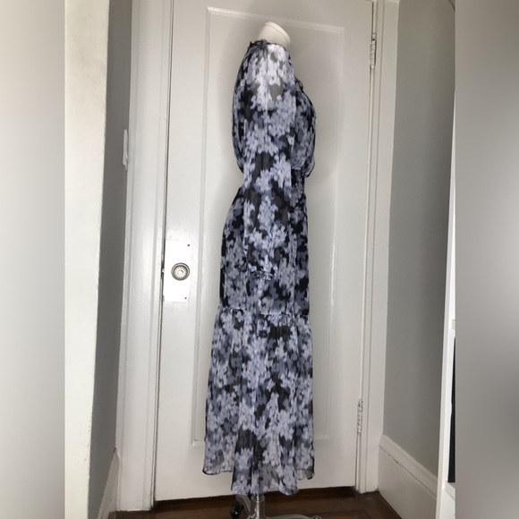 Intermix Exclusive Abstract June LS Printed Maxi Dress - Picture 5 of 10